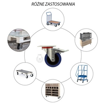 23pogun100 Koło fi 100 Тележка, полка, набор из 4 шт.