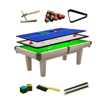 7FT Stół Bilardowy Radley Prime Pool Sonoma C. + Nakładka Cymbergaj-Tenis