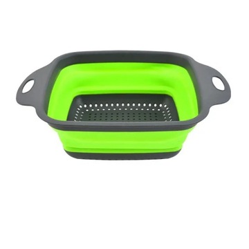 2x складной силиконовый дуршлаг для пасты из овощей и фруктов, ситечко