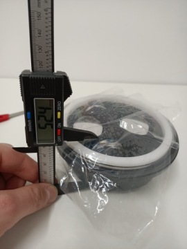 ФАРА МОТОЦИКЛА ПЕРЕДНЯЯ ФОНАРЬ H4 LED 5,75 дюйма 14,3 см Хром