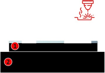 Серебряная информационная табличка с гравировкой женского туалета