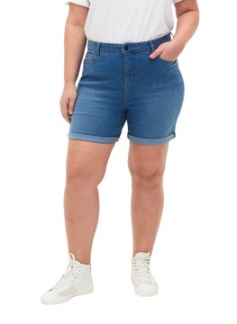ZIZZI NIEBIESKIE JEANSOWE SPODENKI 135A 48