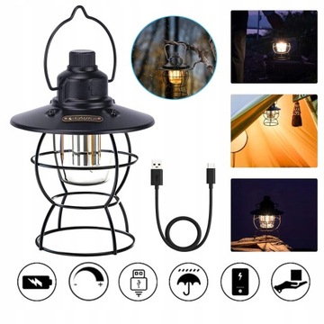 Lampa kempingowa retro model XQ-Y01