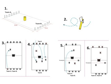 Bex Mini Kubb Original, игра о викингах на открытом воздухе