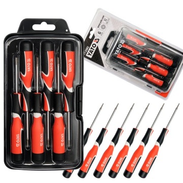 Wkrętaki precyzyjne 6x Torx +walizka YT-25862 YATO