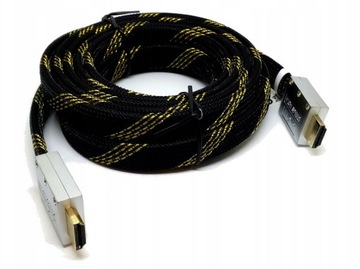 KABEL HDMI-HDMI V1,4 PŁASKIE PRZYŁACZE 1,5M