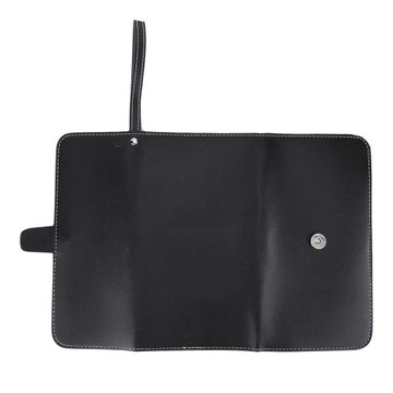 Черные парикмахерские ножницы из ПУ, расческа для салона