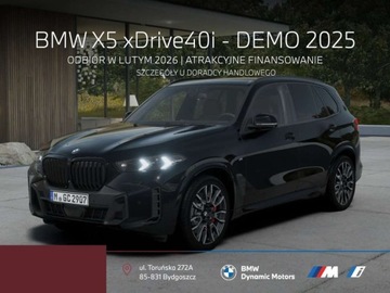 BMW X5 G05 SUV Facelifting 3.0 40i 381KM 2025 BMW X5 xDrive40i 381 KM mHEV - Pakiet M Pro - Kamera 360 - HarmanKardon -