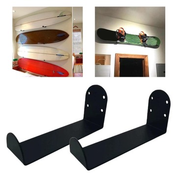Настенное крепление для скейтборда, вертикальное крепление, вешалка для сноуборда, доска для серфинга, 2 шт.