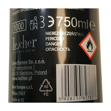 1шт LECHER ЛАК ДЛЯ ВОЛОС 750 МЛ БОЛЬШОЙ ИТАЛИЯ СУХОЙ БЫСТРО НЕ ЛИПИТ