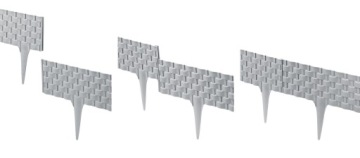 Садовый частокол из ротанга Palisade коричневый 9,5x82см