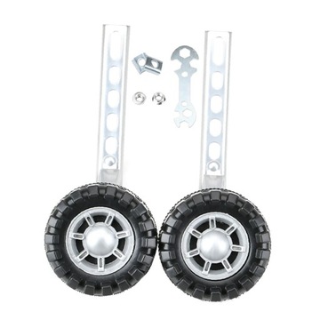 Wymiana kółek treningowych do roweru dziecięcego o średnicy 11 cm z narzędziem do montażu