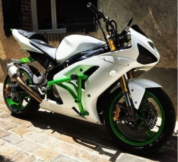 Kawasaki ZX6R 636 (2003-2004) передняя стальная рама - трюковая