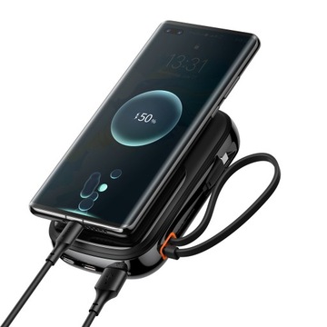 Baseus Power Bank 20000 мАч Qpow Pro — USB + TypeC — PD22,5 Вт с кабелем Type C