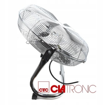 КРУГЛЫЙ НАПОЛЬНЫЙ ВЕНТИЛЯТОР 50 СМ ПРОМЫШЛЕННЫЙ ВЕНТИЛЯТОР INOX ХРОМ 120 Вт