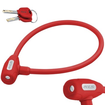Zapięcie rowerowe KLS Kellys Jolly Red 12mmx600mm