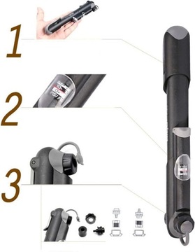 Велосипедный насос — компактный насос с манометром, аксессуары для верховой езды.