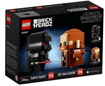 LEGO BrickHeadz 40547 Оби-Ван Кеноби и Дарт Вейдер