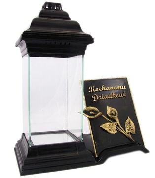 Znicz z podstawką dla Dziadka Kochanemu Dziadkowi