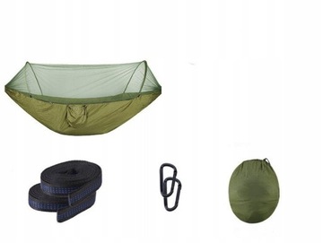 Hamak Z Moskitierą Szybko Rozkładany 120*250cm