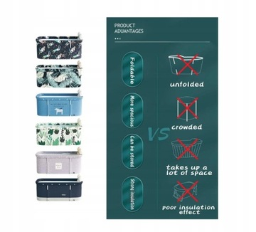 Передвижная складная ванна для взрослых - синяя.