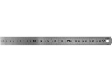 LINIAŁ MIERNICZY STAINLESS STEEL 300MM YATO