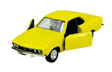 WELLY 1970 OPEL MANTA A ŻÓŁTY 1:34 NOWY METALOWY MODEL 43814