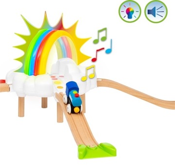 BRIO - Мои первые американские горки Светящаяся радуга