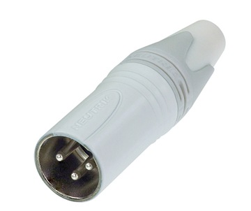 NEUTRIK NC3MXX-WT wtyk męski XLR biały