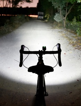 Велосипедный фонарь 2 x LED CREE XML-T6 1800мАч (E096)