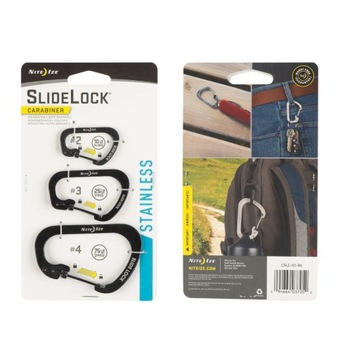 Набор карабинов Nite Ize Slidelock