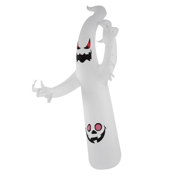 2,4 m Halloween nadmuchiwany biały duch z