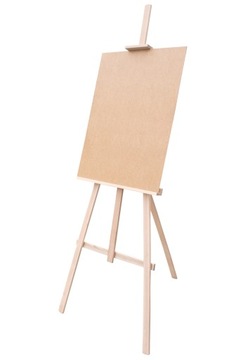 Sztaluga drewniana bukowa 177cm + RYSOWNICA 50x70