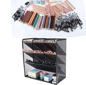 МЕТАЛЛИЧЕСКИЙ НАСТОЛЬНЫЙ ОРГАНАЙЗЕР ДЛЯ ДОКУМЕНТОВ, ПОДХОДЯЩИЙ ДЛЯ ОФИСА 43*27*16 СМ