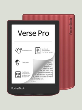 Czytnik e-book PocketBook Verse Pro (634) Czerwony