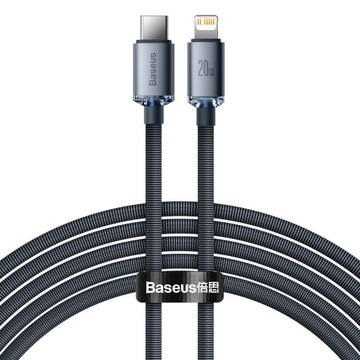 BASEUS FAST USB-C — КАБЕЛЬ Lightning 20 Вт, ПРОЧНАЯ ПЛЕТЕКА, 2 м