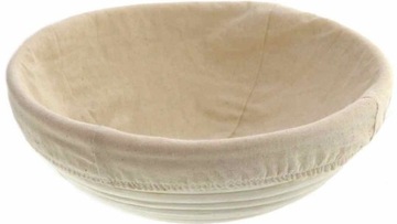 КОРЗИНКА ДЛЯ ПОДЪЕМНОГО ХЛЕБА ИЗ РОТАНА 21 СМ, 2 ШТ.