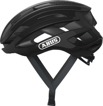 Kask rowerowy szosowy Abus Airbreaker czarny roz. M 52-58cm połysk