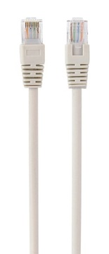 Kabel sieciowy LAN RJ-45 UTP kat.5e szary 0,5m