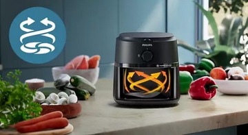 Frytkownica beztłuszczowa Philips Ovi 1000 Series NA130/00 Airfryer 6,2L