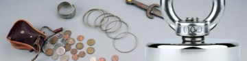 Набор Sensei 80 кг - НЕОДИМОВЫЙ МАГНИТ ДЛЯ ПОИСКА В ВОДЕ, веревка 25 м