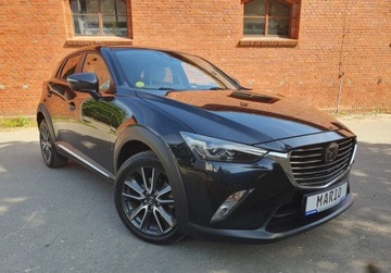 Mazda CX-3 Crossover 1.5 SKY-D 105KM 2015 Mazda CX-3 AWD Bi-Xenon LED Serwis GetHelp 1.5 Diesel 105KM