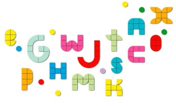 LEGO 41950 ТОЧКИ РАЗНЫЕ ТОЧКИ — БУКВЫ