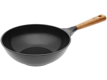 PATELNIA WOK GERLACH NATUR 28 CM CERAMICZNA