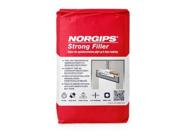 Gips szpachlowy Norgips Strong Filler 12,5 kg (317)