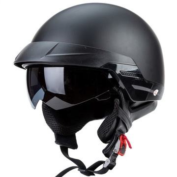 Kaski motocyklowe z wbudowanymi soczewkami