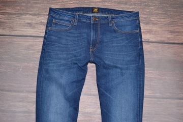 LEE MALONE SKINNY BRIGHT BLUE L736KIGY SPODNIE JEANS 33/34