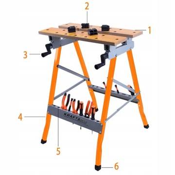 СКЛАДНОЙ РАБОЧИЙ СТОЛ, ИНСТРУМЕНТАЛЬНАЯ СТОЛЕШНЯ