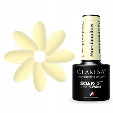 CLARESA LAKIER HYBRYDOWY MARSHMALLOW 1