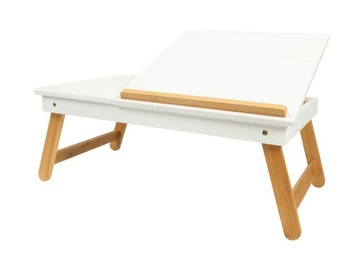 STOLIK POD LAPTOPA KYOTO BIAŁY 2W1 TACA DO ŁÓŻKA